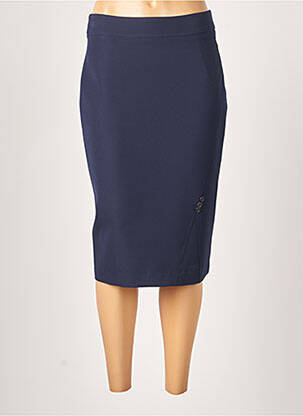 Fustă midi albastru GUY DUBOUIS femeie