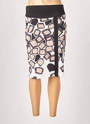 Fustă midi croială dreaptă negru GUY DUBOUIS femme