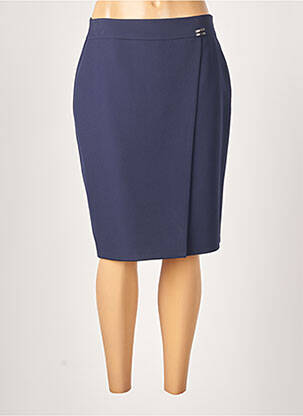 Fustă midi albastru GUY DUBOUIS femeie