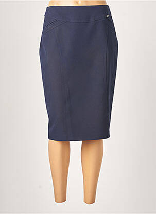 Fustă midi albastru GUY DUBOUIS femeie