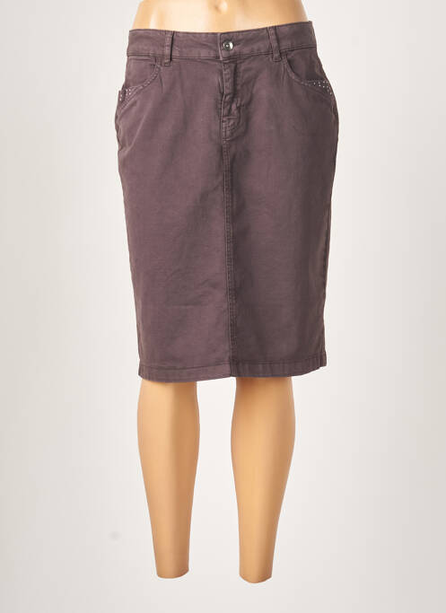 Fustă midi maro GUY DUBOUIS femeie