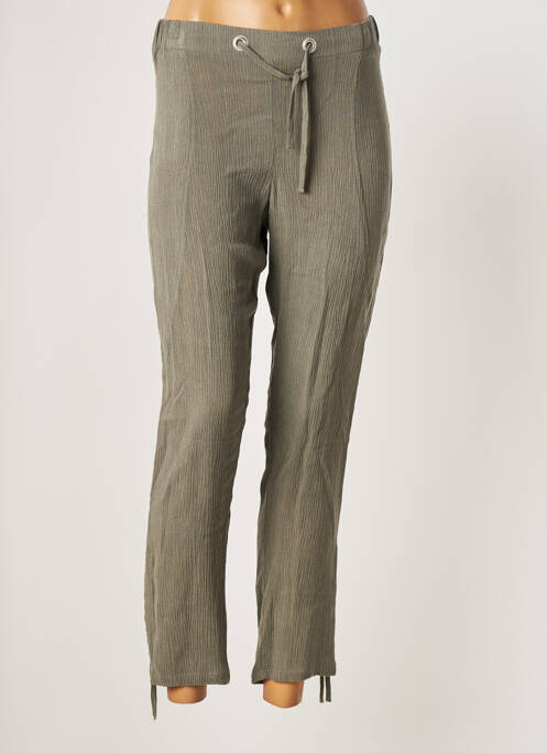 Pantalon 7/8 verde GUY DUBOUIS femeie