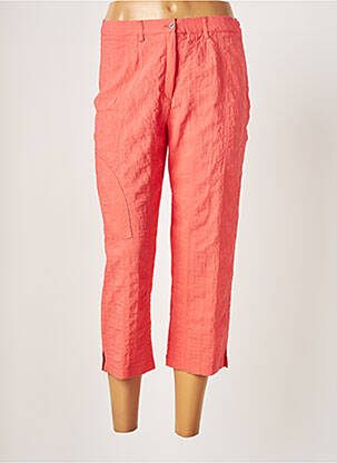 Pantalon trei sferturi roz GUY DUBOUIS femeie