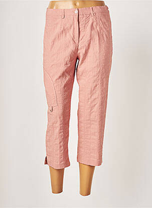 Pantalon trei sferturi roz GUY DUBOUIS femeie