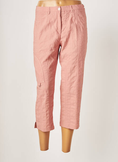 Pantalon trei sferturi roz GUY DUBOUIS femeie