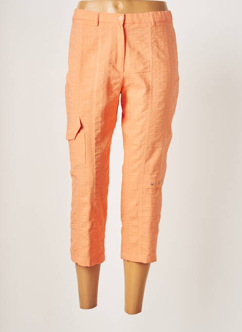 Pantalon trei sferturi croială dreaptă mărime normală portocaliu GUY DUBOUIS femme