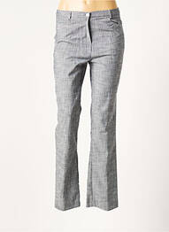 Pantalon 7/8 închidere cu fermoar sub clapetă cu nasturi mărime normală gri GUY DUBOUIS femme