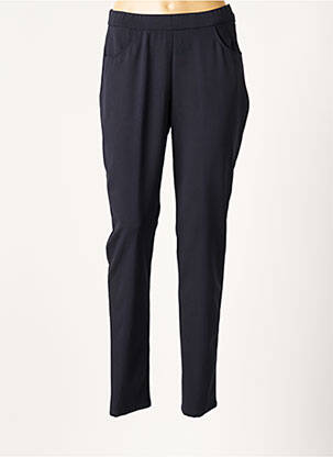 Pantalon slim talie elastică mărime normală albastru GUY DUBOUIS femeie