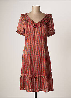 Rochie midi portocaliu MOLLY BRACKEN femeie