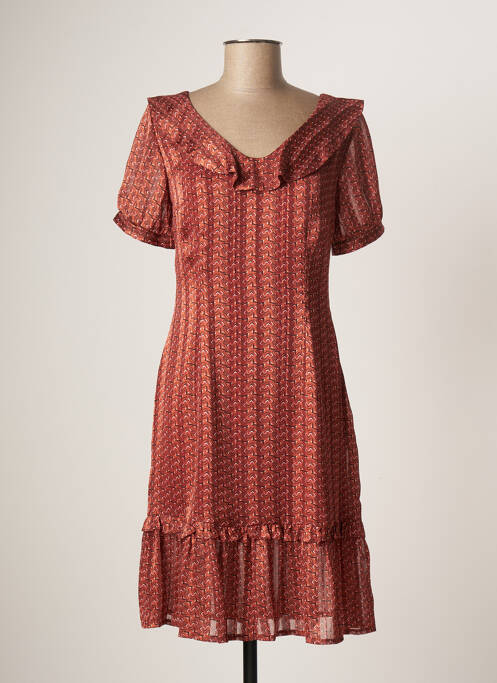 Rochie midi portocaliu MOLLY BRACKEN femeie