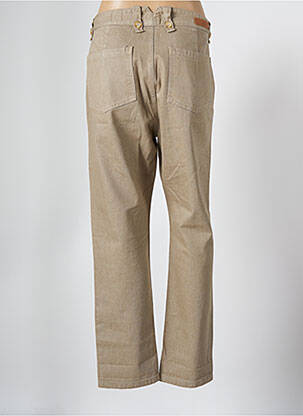 Pantalon 7/8 elasticitate mărime normală bej HAPPY femeie