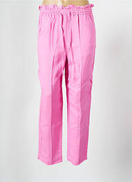 Pantalon 7/8 țesătură poplin mărime normală roz B.YOUNG femeie