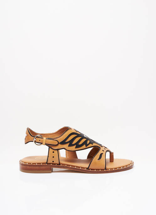 Șlapi maro ASH femeie