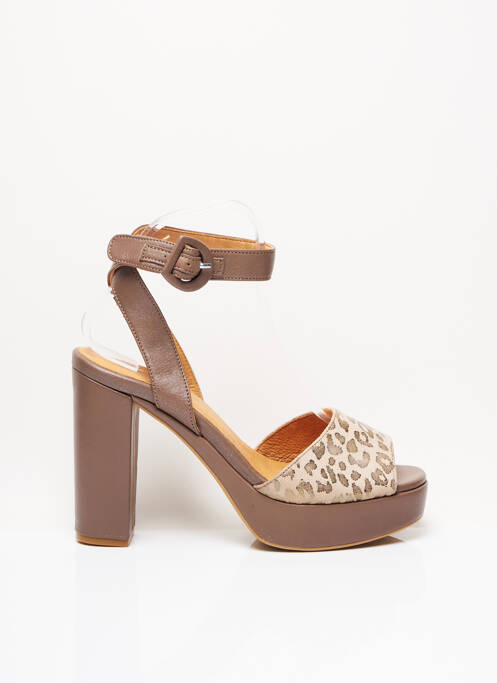 Sandale/Pantofi decupați maro MINKA DESIGN femeie