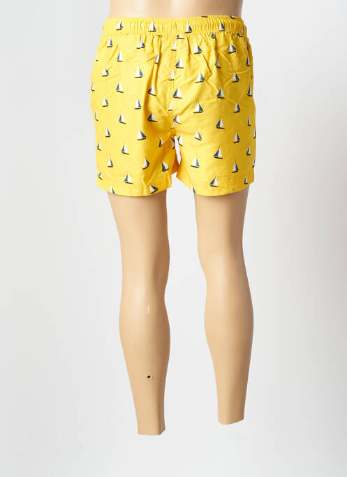 Șort de baie galben SELECTED bărbat