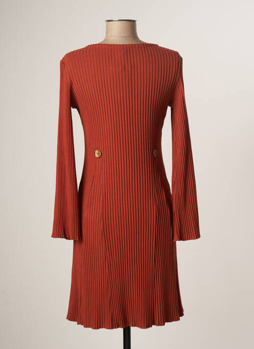 Rochie midi portocaliu LO! LES FILLES femeie