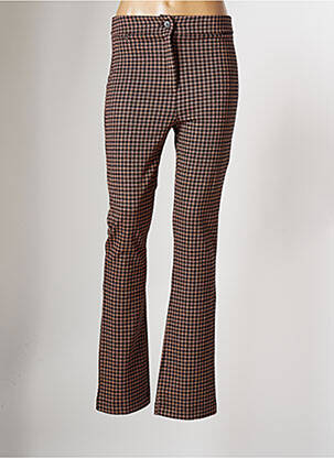 Pantalon drept maro CHATTAWAK femeie