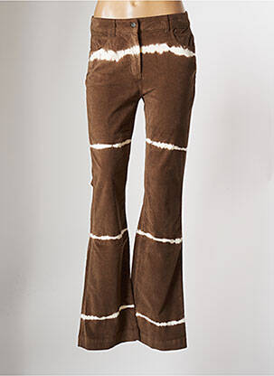 Pantalon evazat maro LAUREN VIDAL femeie