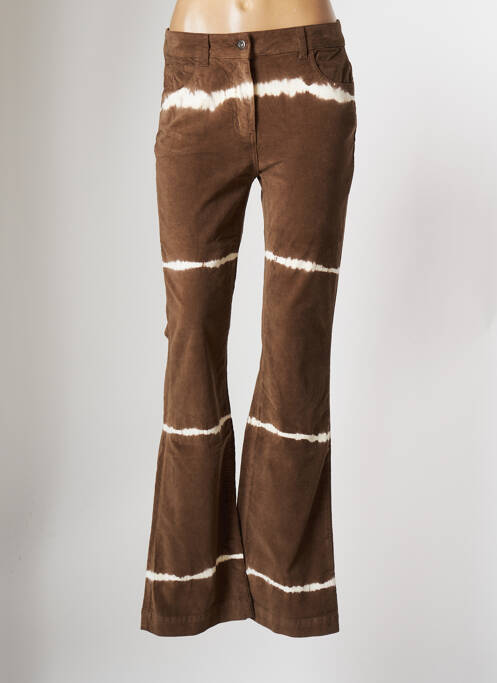 Pantalon evazat maro LAUREN VIDAL femeie