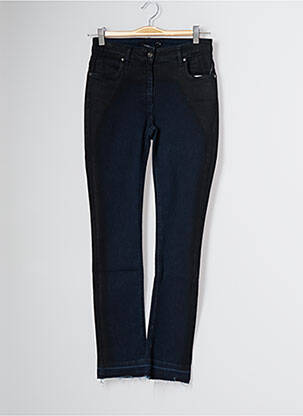 Blugi cu croială slim broderie cu nituri mărime normală negru LAUREN VIDAL femeie