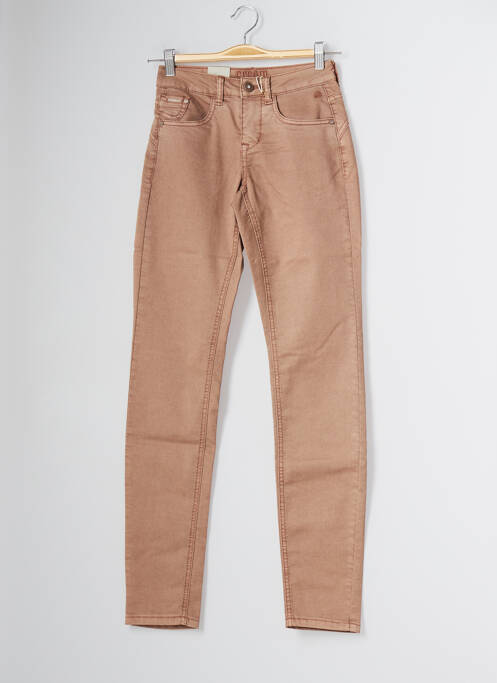 Blugi cu croială slim bej CREAM femeie