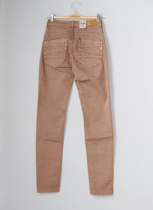 Blugi cu croială slim bej CREAM femeie