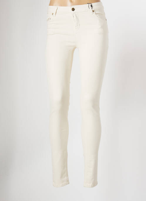 Blugi cu croială slim bej YEST femeie