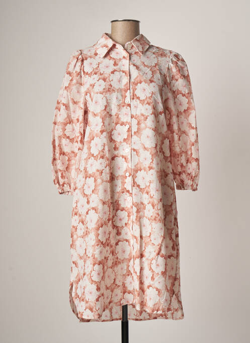 Rochie midi roz KAFFE femeie