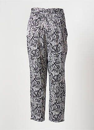 Pantalon drept țesătură poplin mărime normală negru SEE U SOON femeie