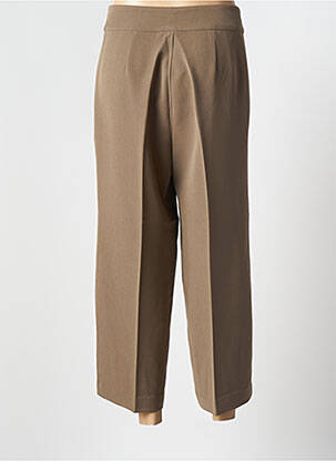 Pantalon 7/8 elasticitate mărime normală maro KAFFE femeie