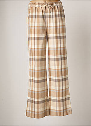 Pantalon larg bej IN WEAR femeie