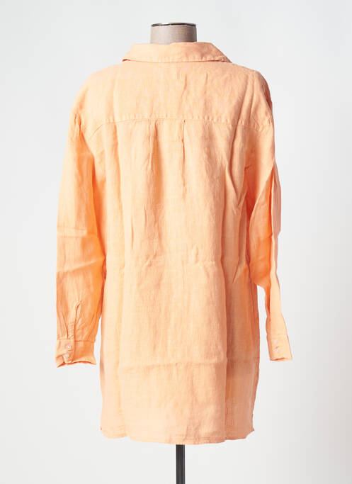 Tunică mâneci lungi guler de bluză portocaliu C'EST BEAU LA VIE femme