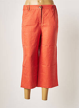 Pantalon trei sferturi croială dreaptă mărime normală portocaliu C'EST BEAU LA VIE femme
