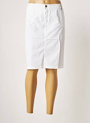 Fustă midi alb COUTURIST femeie
