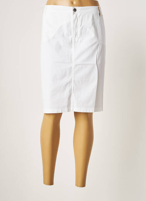 Fustă midi alb COUTURIST femeie