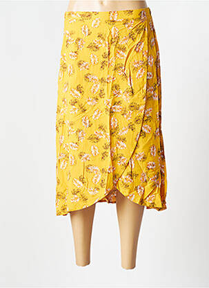 Fustă midi galben VILA femeie