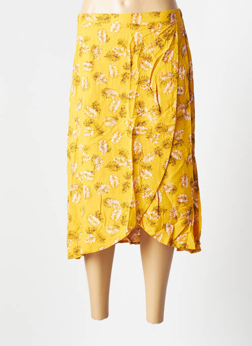 Fustă midi galben VILA femeie