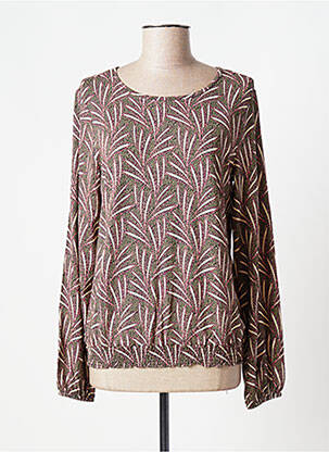 Top elasticitate mâneci lungi bej GEISHA femeie