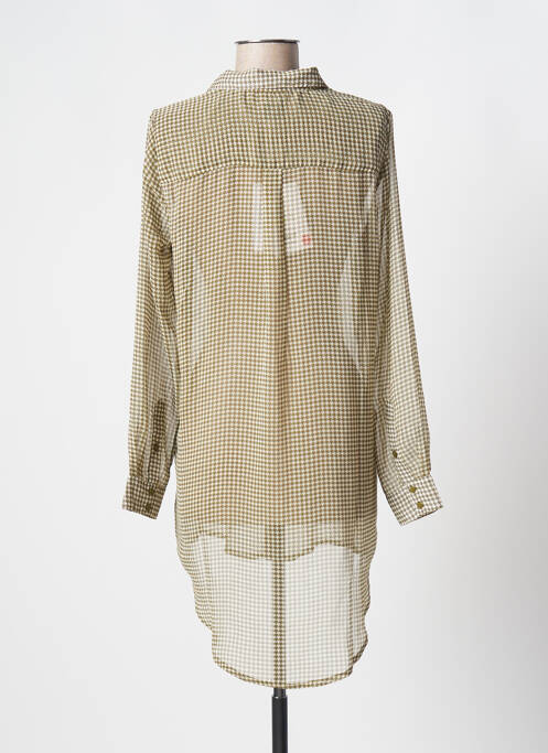 Tunică mâneci lungi verde ICHI femeie