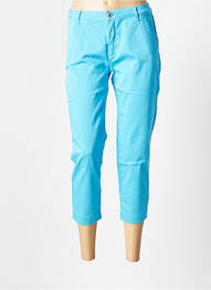 Pantalon 7/8 elasticitate talie joasă albastru TRUSSARDI JEANS femeie