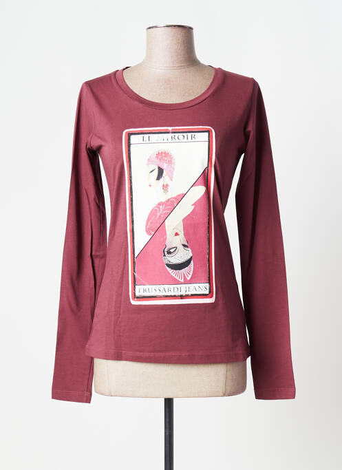Tricou roșu TRUSSARDI JEANS femeie