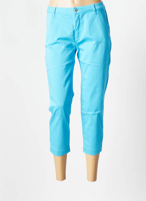 Pantalon 7/8 elasticitate talie joasă albastru TRUSSARDI JEANS femme