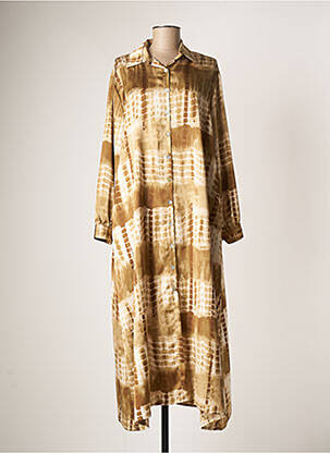 Rochie lungă bej JANIS & JOHN femeie