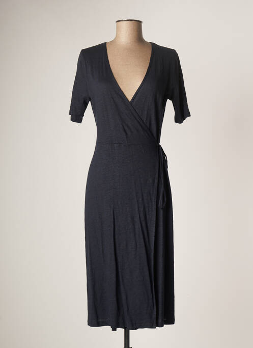 Rochie midi albastru MAJESTIC FILATURES femeie