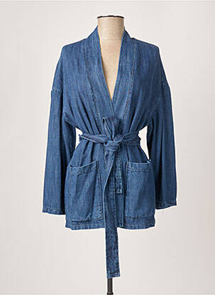 Jachete casual buzunare albastru STUDIO PARISIEN femeie