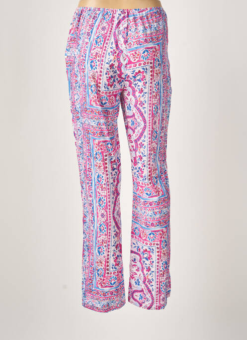 Pantalon drept roz EMA BLUE'S femeie