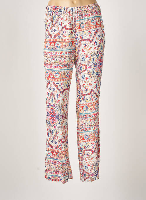 Pantalon drept alb EMA BLUE'S femeie
