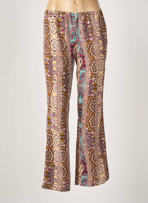 Pantalon drept roșu EMA BLUE'S femeie