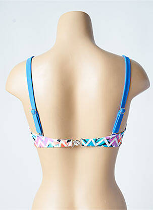 Sutien de costum de baie elasticitate top sutien modelat albastru OLYMPIA femeie