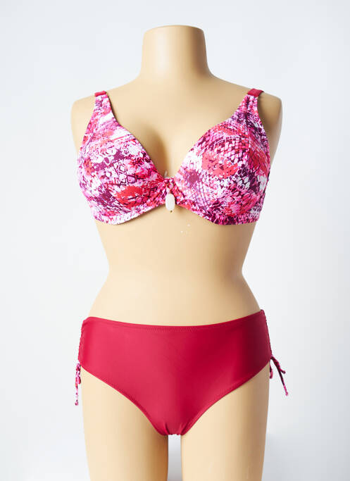 Costum de baie din două piese roșu DEIDAD femeie